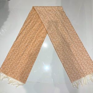 Calvin Klein pink scarf